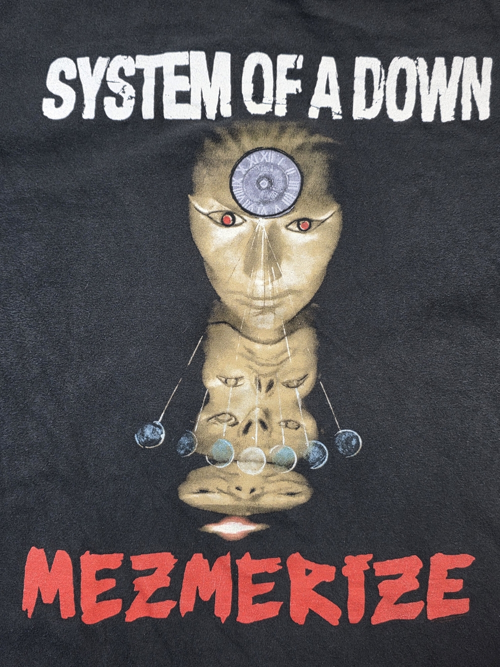 System Of A Down "Mezmerize" Y2K Graphic Band Tee Shirt Sz XS *READ (Hottopic)